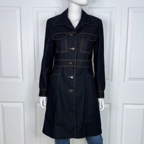 Roxy Denim Coat Or Dress - Size Small - Picture 1 of 2